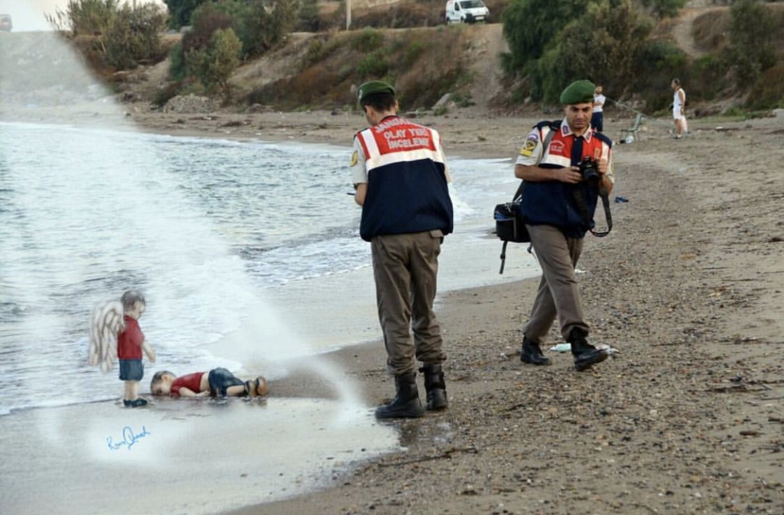 This is the sadest photo of the refugee crisis, wake up