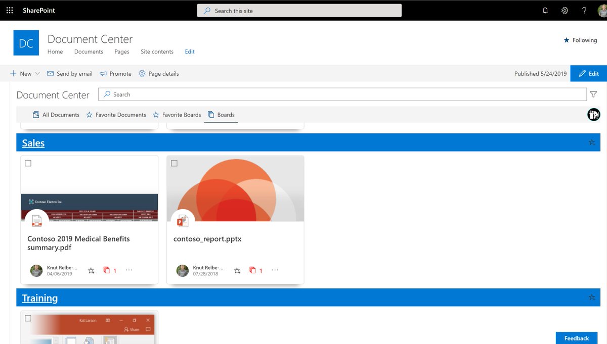 docsnode's tweet image. Did we mention that our #Modern #DocumentCenter also allows you to create boards, and favorite your document and/or boards for easier finding them later. Easy for you easy for your employees. Stop by booth #38 tomorrow at #CollabSummit  to learn more