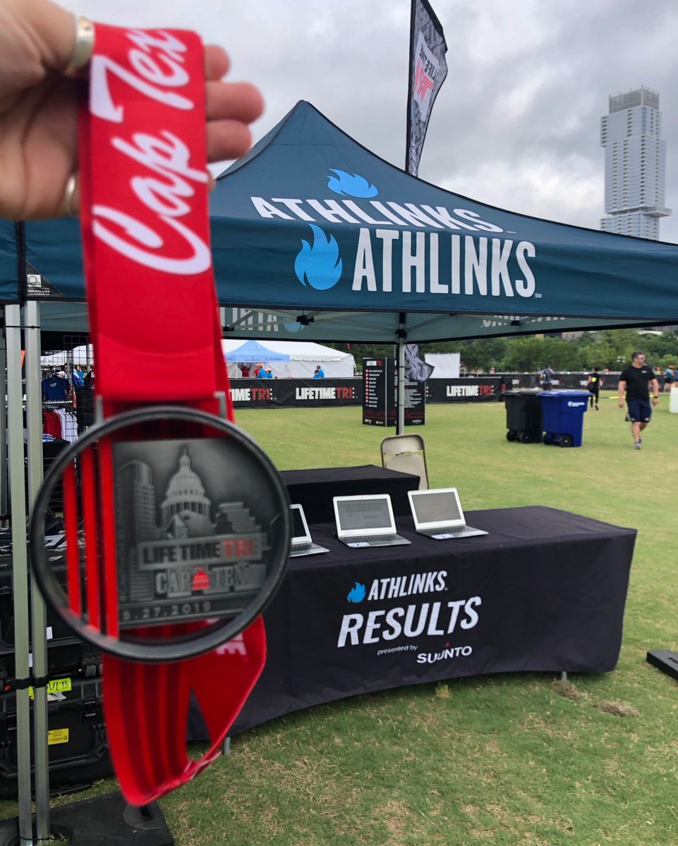 Happy Memorial Day, from all of us at Athlinks and Athlinks Services! Thanks to all the men and women who have served and continue to serve our country! And congrats to all our finishers at the 2019 Life Time Tri CapTex, Presented by Verizon 🏅 #MemorialMedalMonday