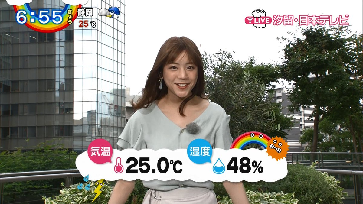 ZIP!』 今朝の明日香ちゃん➁ #ZIP #貴島明日香 #くぼてんき