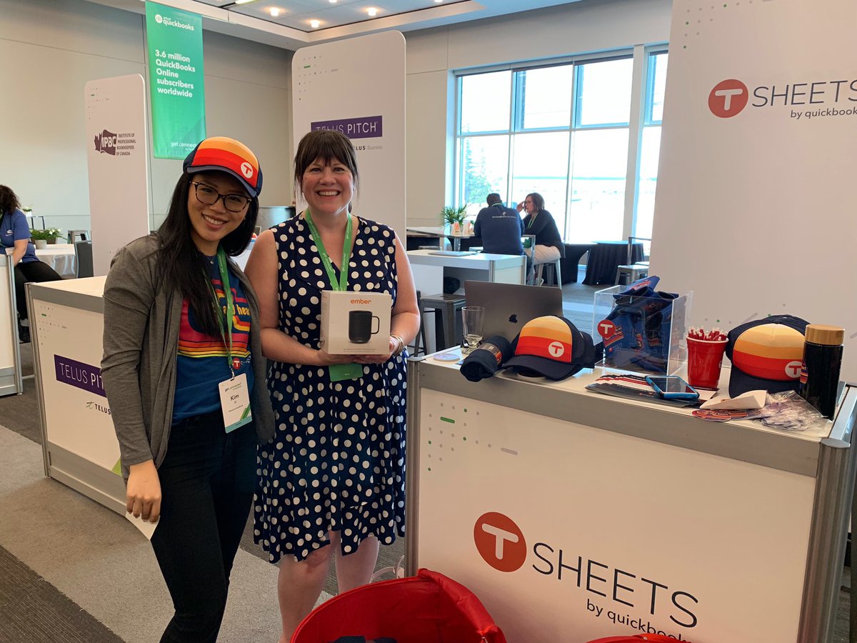 tsheets's tweet image. Love seeing @MarnieStretch at the TSheets booth! ❤️#GetConnectedEDM
