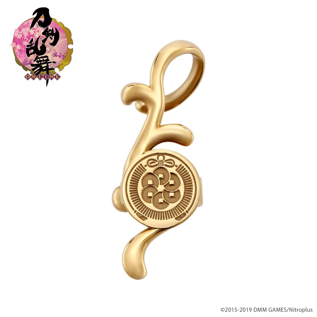 新品 刀剣乱舞 鶯丸 U-TREASURE モチーフネックレス K18YG D7n17mCUIAAP6DG?format=webp&