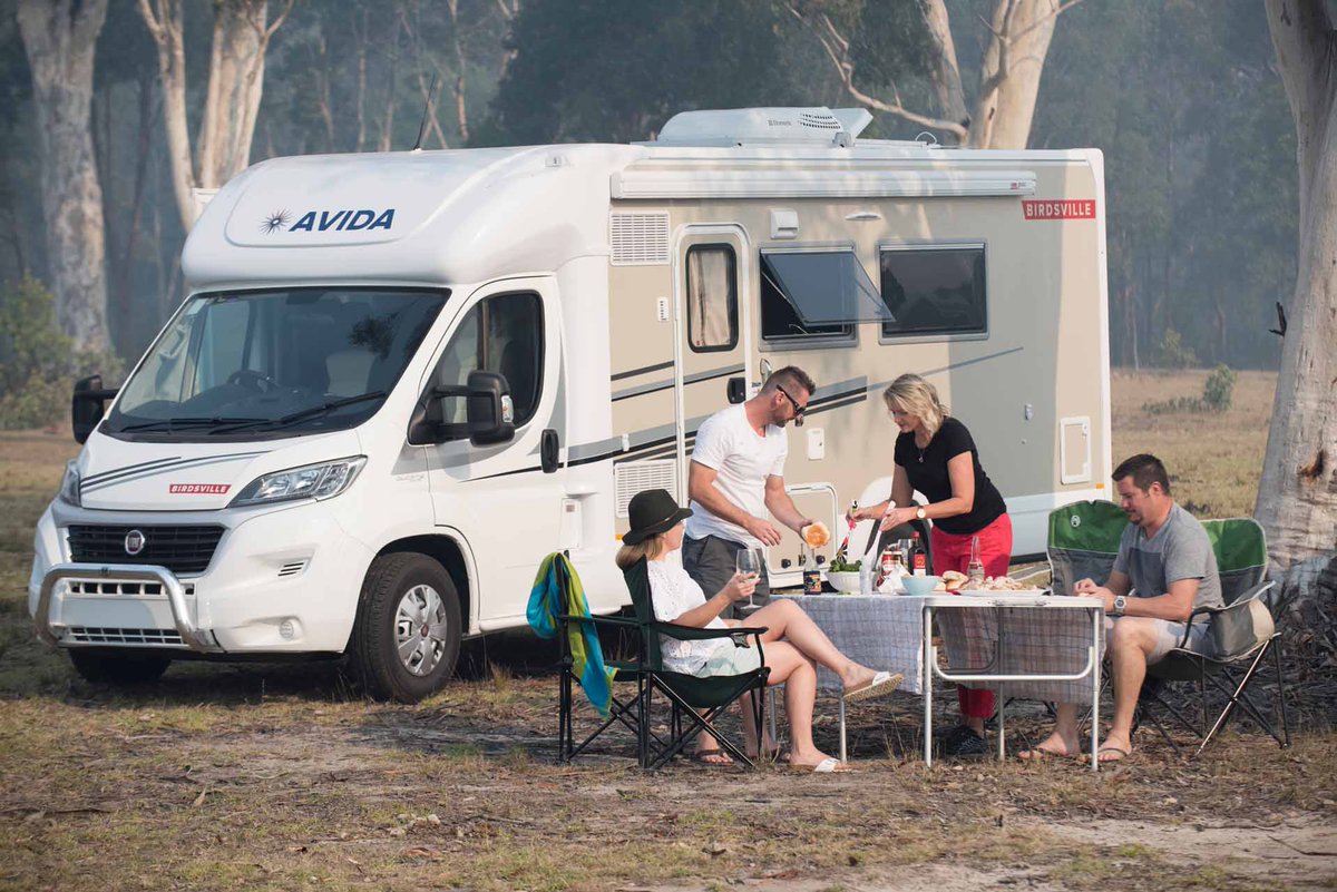 SeniorStays's tweet photo. The Avida Birdsville range is already one of the more popular motorhomes on Australian roads thanks to its very economical price and standard car licensing. Check it out now at https://t.co/XorJwAXwgB #motorhomes #caravanning #camping #over50s #babyboomer #avidarv #roadtrip https://t.co/ShNqW9MtOJ