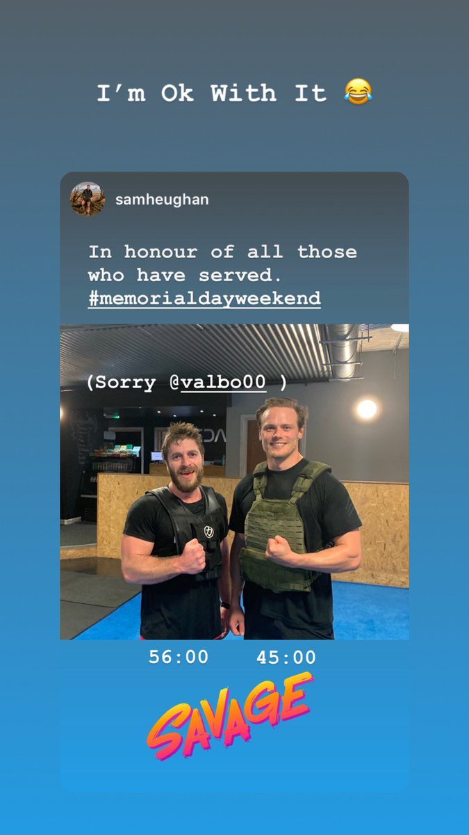 ComandoSam's tweet image. When our chief shows why he is the chief 💪🏻 #SamHeughan #Valbo00