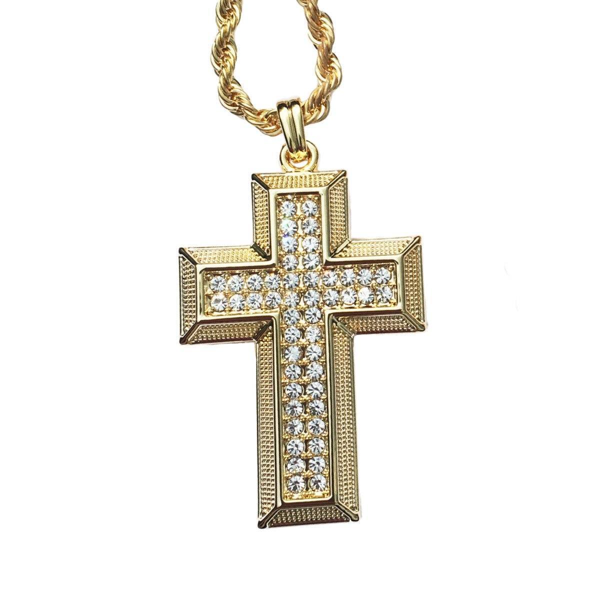 Sell4Profit's tweet photo. PVD Gold Diamond Studded Religious 3D Catholic Cross Pendant Necklace 30 inches Rope Chain Included #jewellery #pendants
£5.45
➤ https://t.co/hKyDoG29kd https://t.co/nW7APIUPum