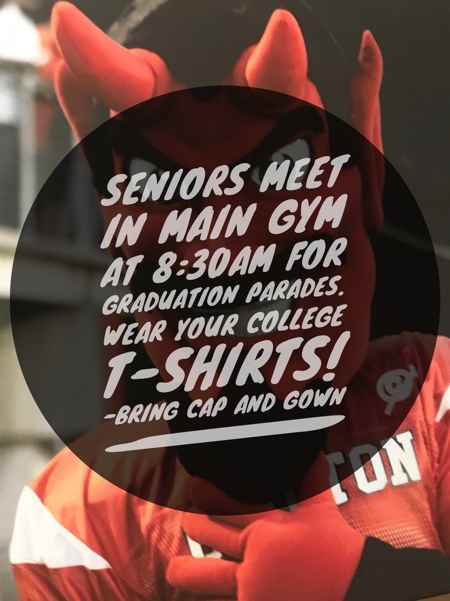 DrMaureenTiller's tweet photo. Graduation parades and College Signing Day tomorrow #Classof2019 🎓@CHSRedHotNews @ClintonHSGuide @laurens_56 https://t.co/qwG0gRBEw2
