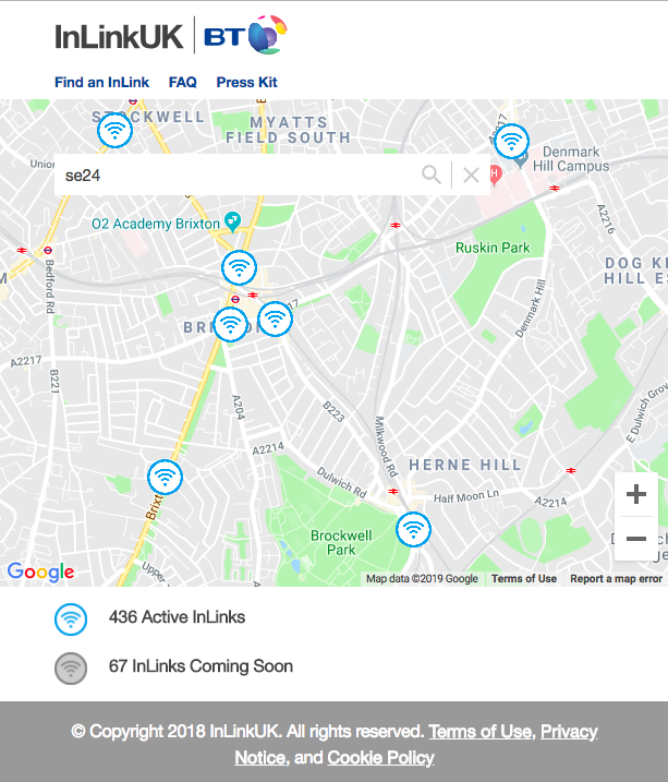 HerneHillFilm's tweet photo. Thanks again to @InLinkUK for your very kind community film sponsorship. We are loving our posters up on your screens. There are more than 400 #InLink across the #UK providing free #Wifi, calls and much more! Find your local one here: https://t.co/iWIbF561Mg https://t.co/Nn2K4uti7o