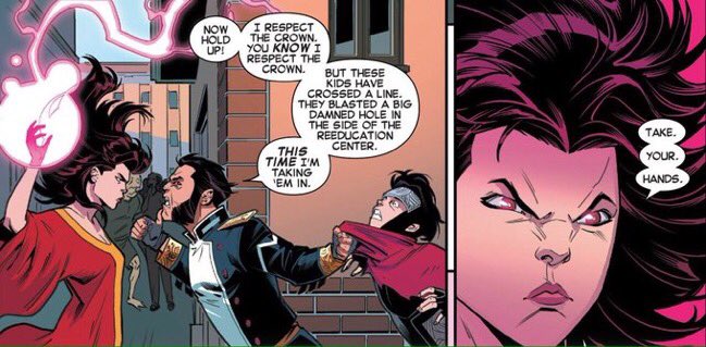 serialhexer's tweet image. don't talk to me or my son ever again

#scarletwitch 
#AvengersEndgame
#wiccan