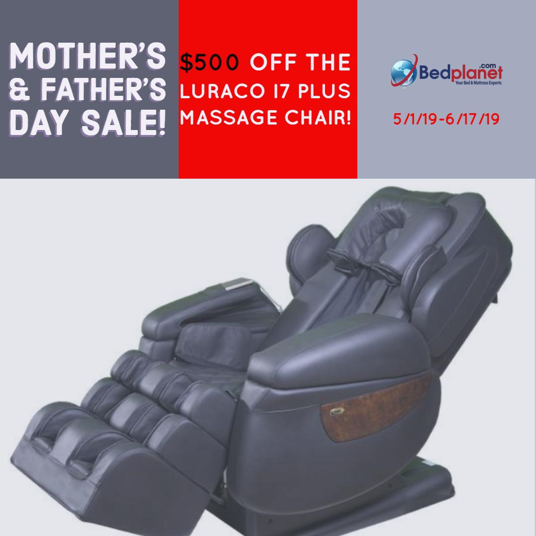 bedplanet1's tweet image. Save $500 on the #Luraco i7 PLUS #MassageChair for this #FathersDay ! ORDER BY 6/2 to get it on time for Father's Day. Exclusions Apply. See Site for Details. 5/1/19-6/17/19. #massage #relax #sale #shop ow.ly/89tf50tmjQy