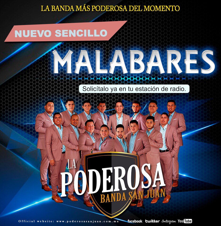Podero_Fans's tweet photo. Ya pueden solicitar lo mas nuevo de la banda más poderosa @poderosasanjuan #Malabares en todas sus estaciones de radio ❤️ https://t.co/TIEy0EIr3W
