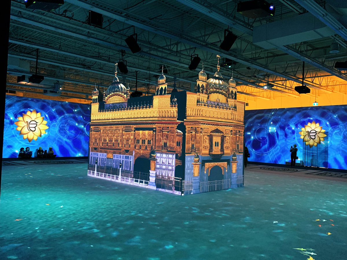 jazzsingh's tweet photo. Visited @IN5Experium in Brampton, CANADA. Wonderful virtual exhibition on #goldentemple #SriHarimandarSahib #sikh https://t.co/NErSkc4SbR https://t.co/natWcAaPSc