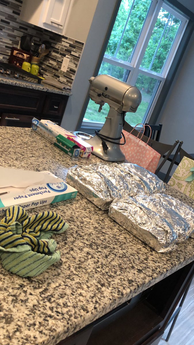 KellyMF1's tweet photo. It is “thank you for tolerating Flatt children all school year” baking/note writing night. #flattsareafulltimejob #itsnotabribe https://t.co/perD9SsFqt