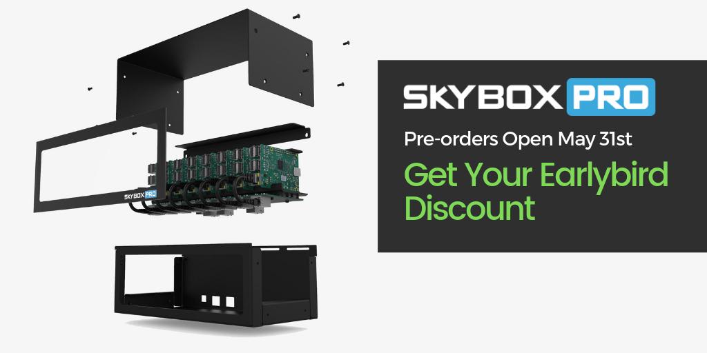 skybox_pro's tweet photo. Join the Skywire network with the first Plug &amp; Play Skyminer. Lock in your early bird discount here: https://t.co/aQsXTvWsq0 #blockchain #cryptocurrency #crypto #cryptocurrencies #cryptomining #cryptolife #skyboxpro https://t.co/0kdZDqzU6p