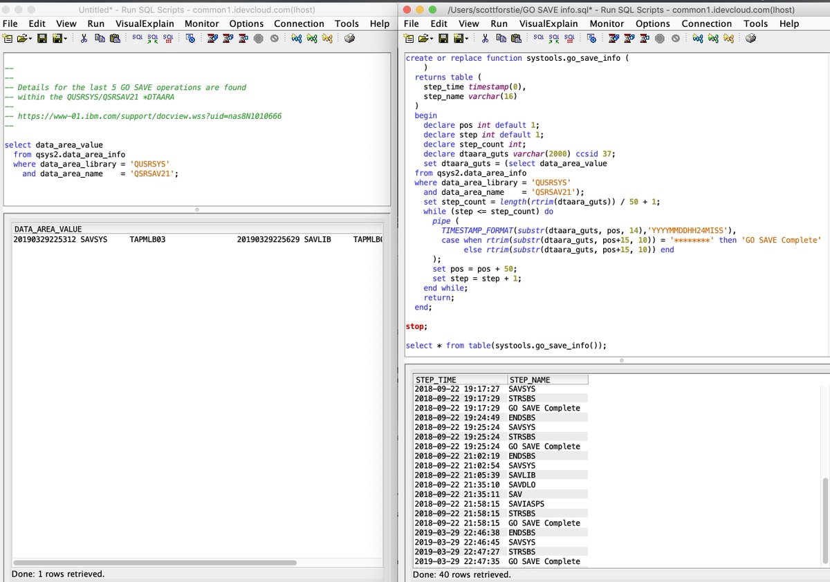 Forstie_IBMi's tweet image. #GetTheLatest #SystemManagementRedux #Db2fori #SQLonIBMi #IBMi