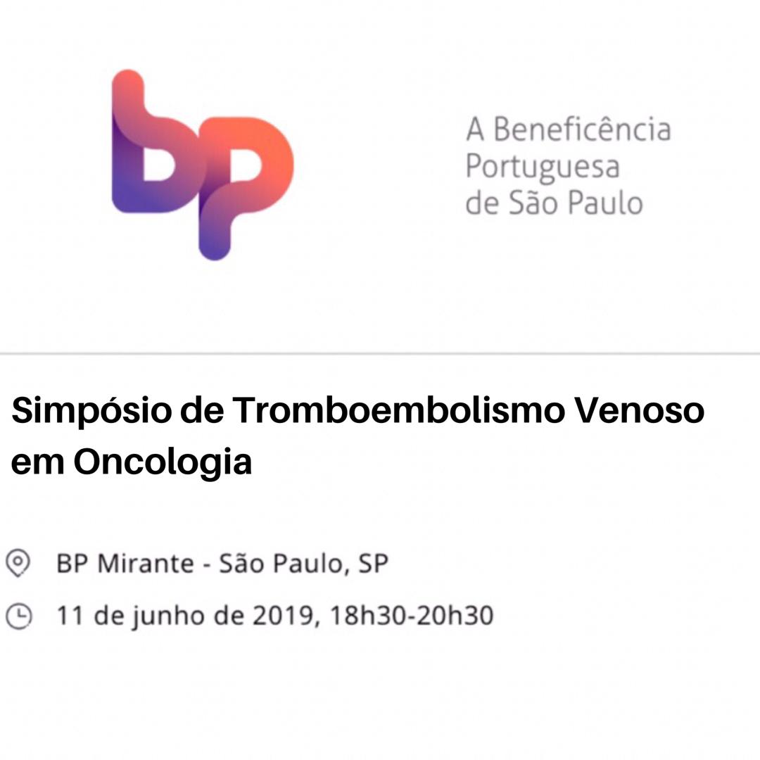 SBTH_BSTH's tweet photo. A #BeneficênciaPortuguesadeSãoPaulo realizará em 11 de junho de 2019 o seu I Simpósio de Tromboembolismo Venoso em Oncologia. O evento contará com a participação de membros ilustres da #sbth. Para maiores informações acesse https://t.co/rTJ9k2eaO6 #SBTH #BSTH #sympla #trombose https://t.co/UMho783zqS