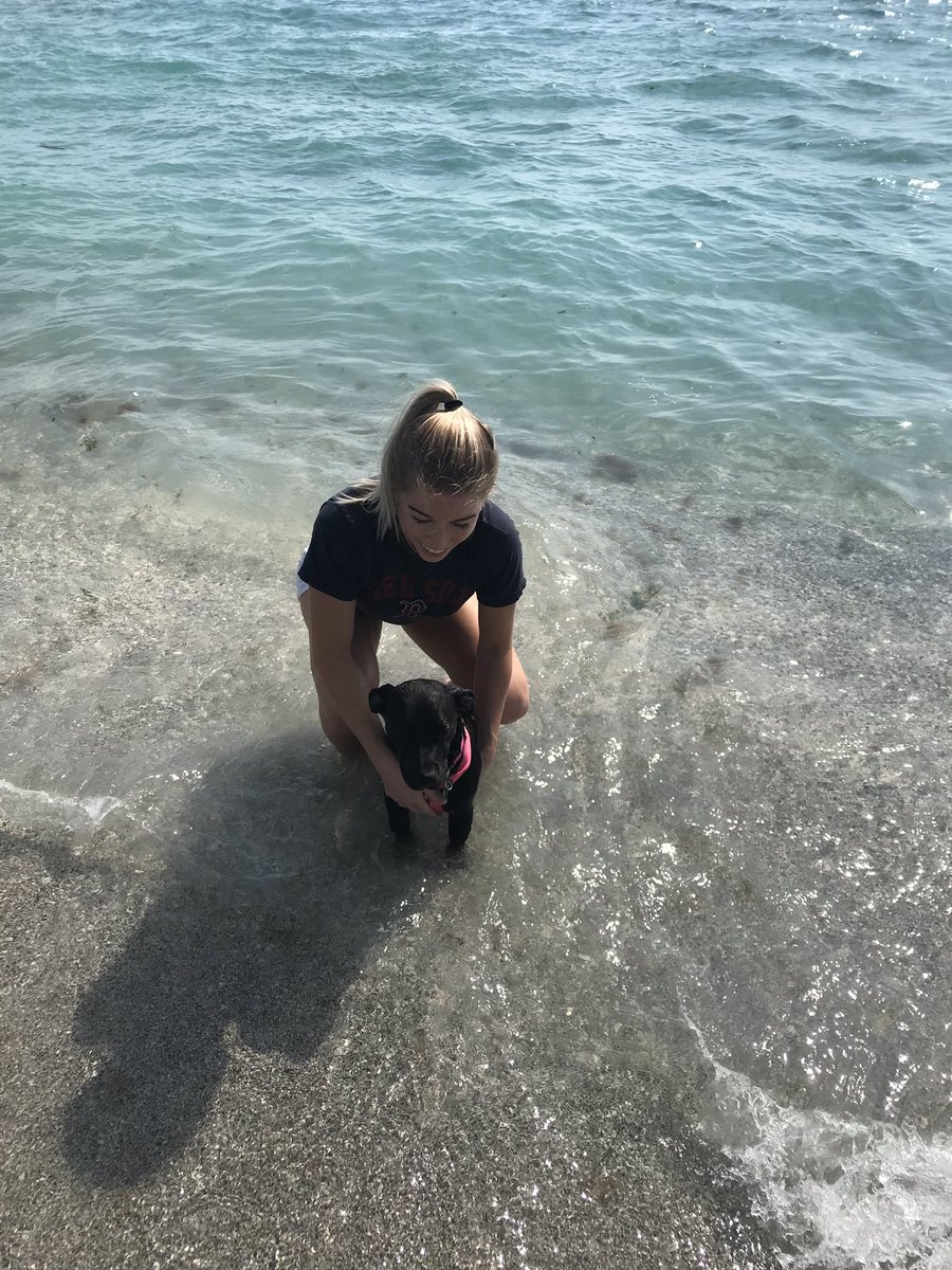 Bayleejc8's tweet photo. Lilos first trip to the puppy beach 😭❤️ https://t.co/yNNuxohGTL