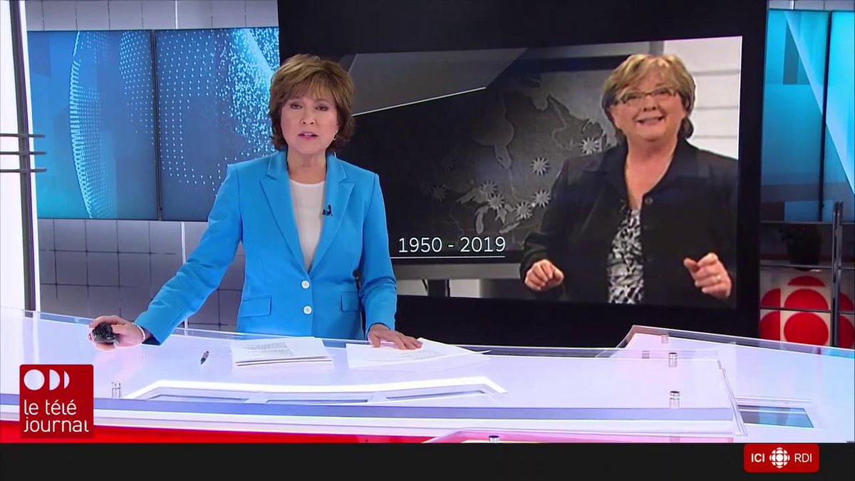 Celine Galipeau Twitterren La Meteorologue Jocelyne Blouin A Ete Emportee Par Un Cancer A 68 Ans Elle A Ete Un Pilier De Ce Bulletin Pendant 33 Ans Elle A Presente 15 000