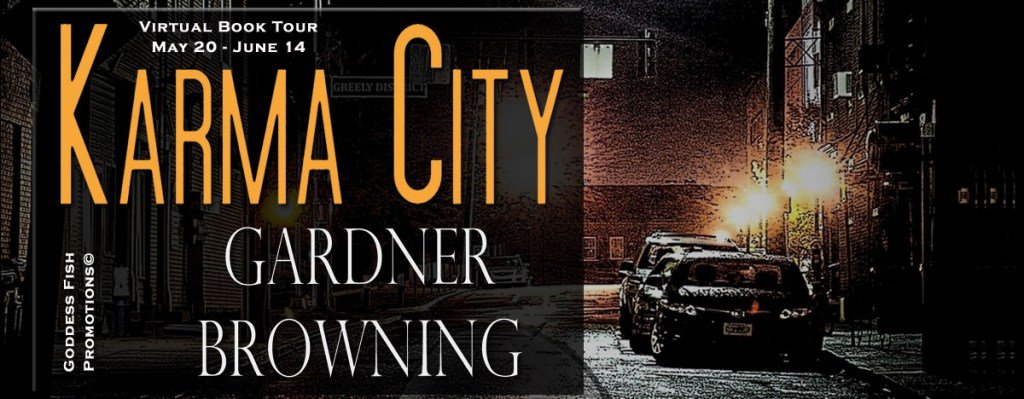 AndreaCoventry's tweet photo. Interview with Gardner Browning, author of Karma City https://t.co/FNEcFgOFbK https://t.co/vvxZmTtX0n