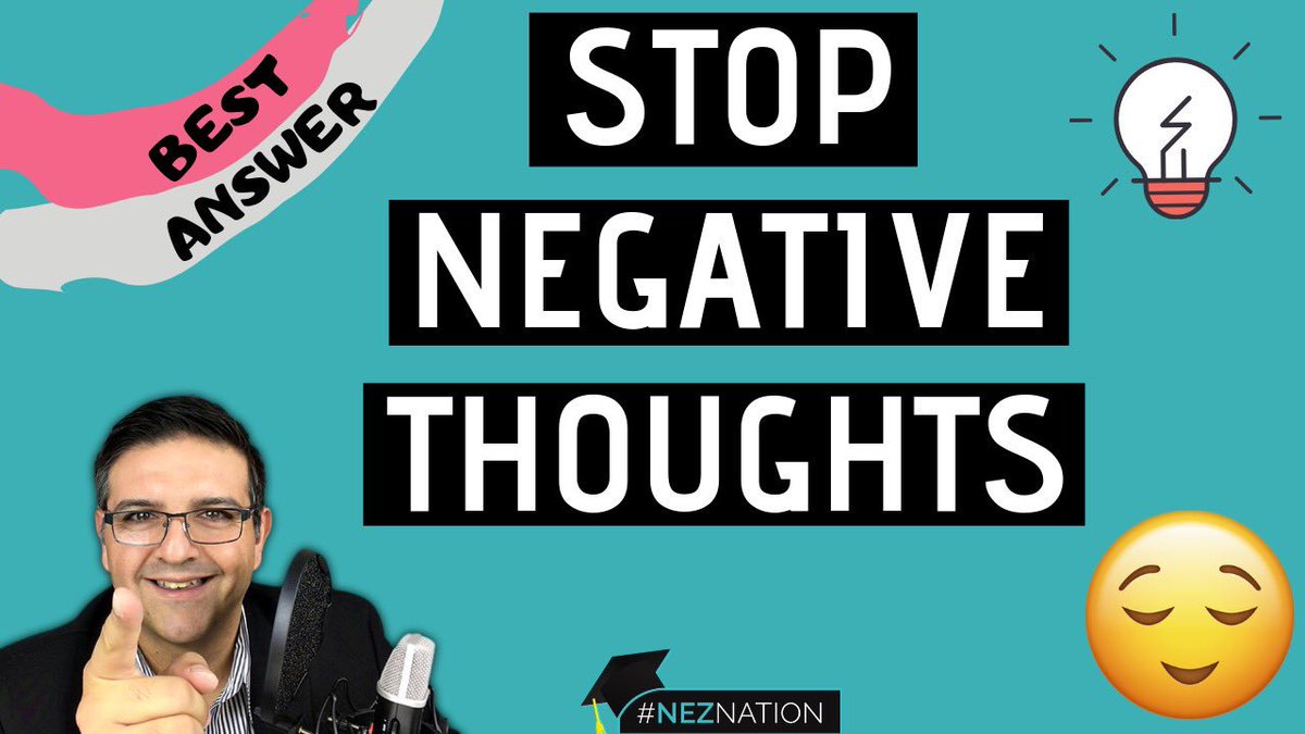 professornez's tweet photo. How To Stop Negative Thoughts And Be Free Forever (Top Method) https://t.co/MSGtbGOg2q via @YouTube #positive #positivity #thoughts #Mindful #abundance #inspire #OneSolutionToEveryProblem #believe #affirmation #wisdom #WordOfTheDay #wordstoliveby #inspirational #advice #Tuesday https://t.co/219a99RhWs