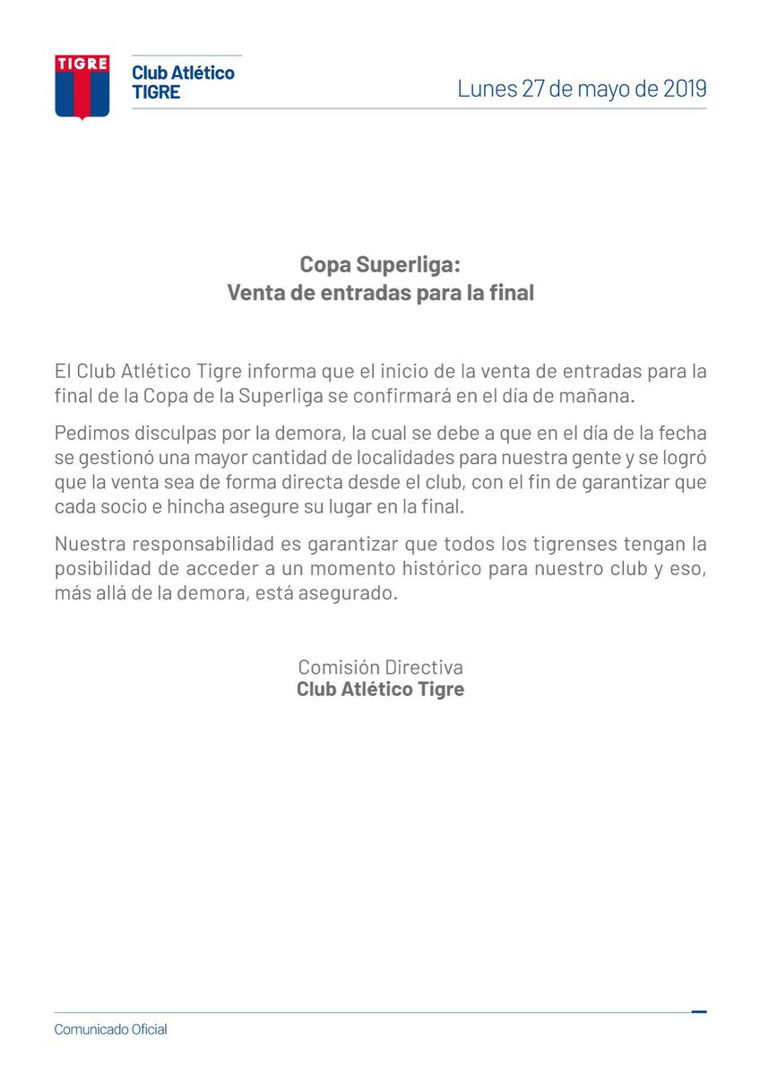 Club Atlético Tigre tweet media