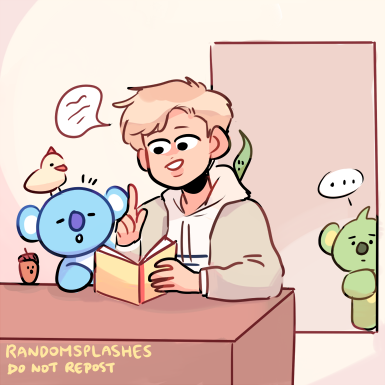 let's read together!

#btsfanart #BTS #BT21 #RM @BTS_twt 