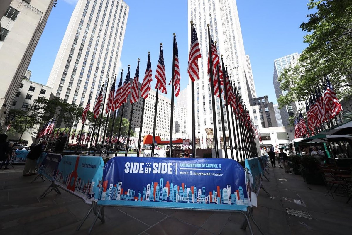BrianKlymDDS's tweet photo. RT@BrittenInc Remembering & honoring this #MemorialDay at #SidebySide19: A Celebration of Service featuring live music performances, activations, talks from veterans & chance to showcase the work being done by @NorthwellHealth to support veterans, active military, their families. https://t.co/UKulynzTLM
