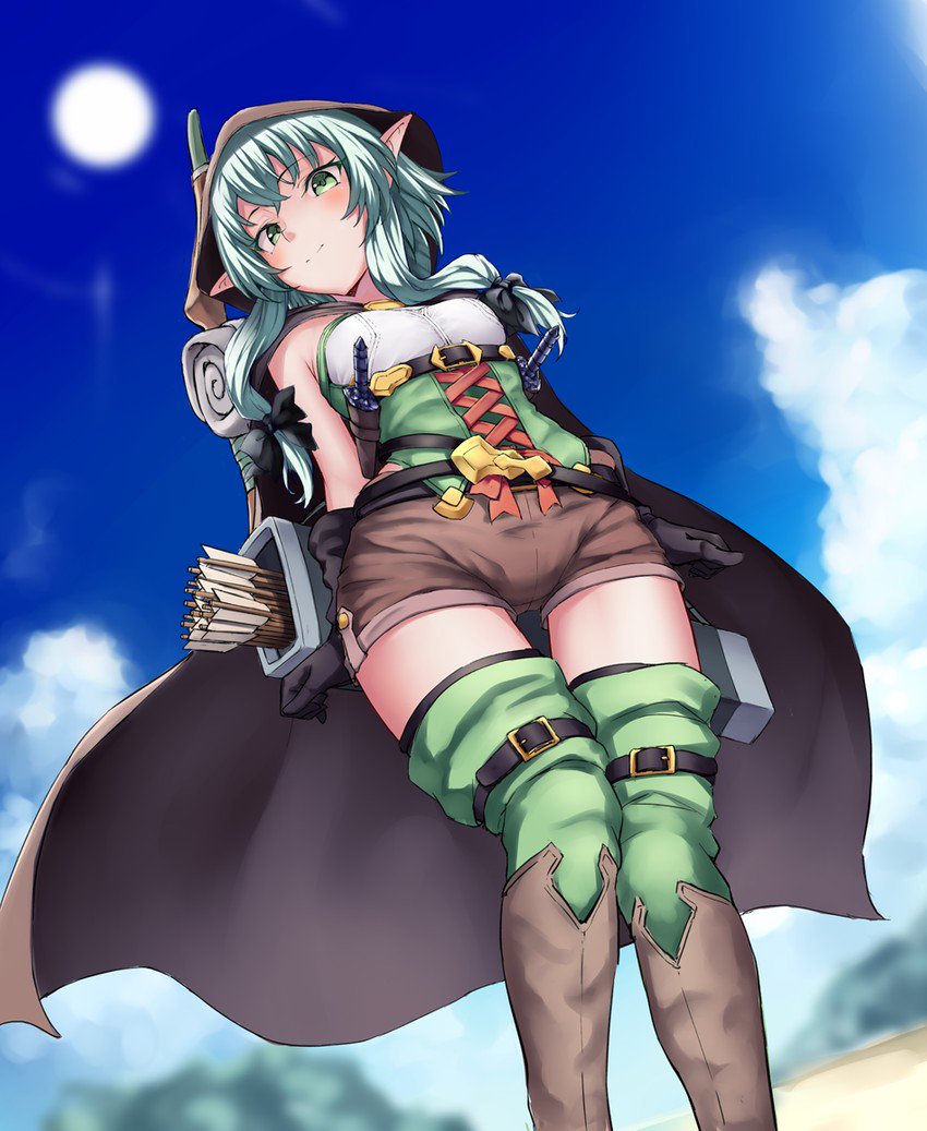 The High Elf Archer was walking through the scorching hot sun. Her hood up to keep her as cool as possible while walking. Like always she wore her signiture outfit along with her bow and Quiver.

#LewdRP
#OpenDMs
#OpenRPs
#MVRP