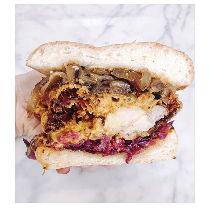 Who doesn’t love a meaty (or non-meaty) sandwich from @brocksandwich here in #Bloordale? In fact, @blogto noted them as having one of the best chicken-fried sandwiches in #Toronto! 

📷 by @toronto_restaurants on IG