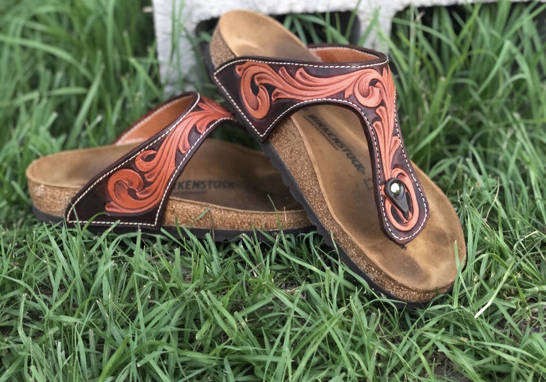ChristianMade_'s tweet photo. Custom Birkenstock’s order yours today! https://t.co/9xbek4XhgP
