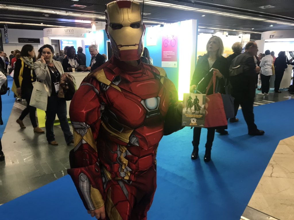 InclusivDay's tweet image. Iron Man vous attend au stand P248 pour l’escape game digital La saga des héros ! @LADAPT @Diversidees #SalonHandicap