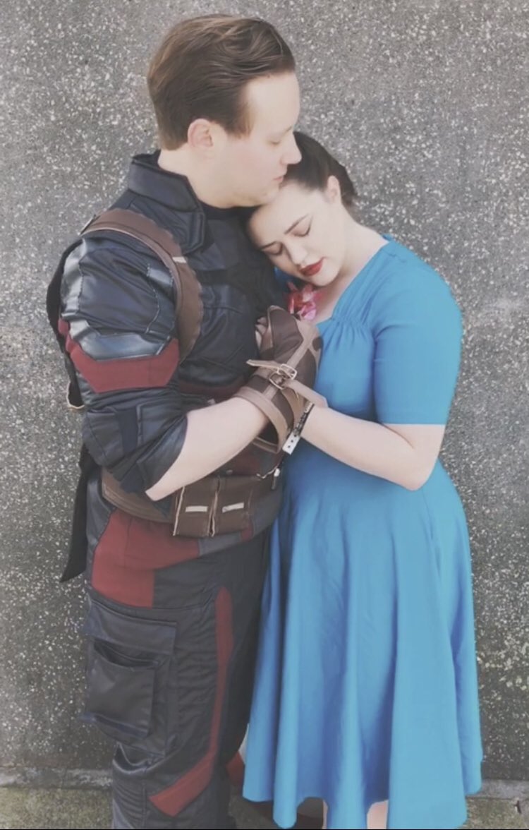 AgentOutOfTime's tweet photo. // Had to share photos from con, bc I brought Peggy out for the first time since my ex and I loved every moment. ❤️ https://t.co/2PnK8ZDpIS