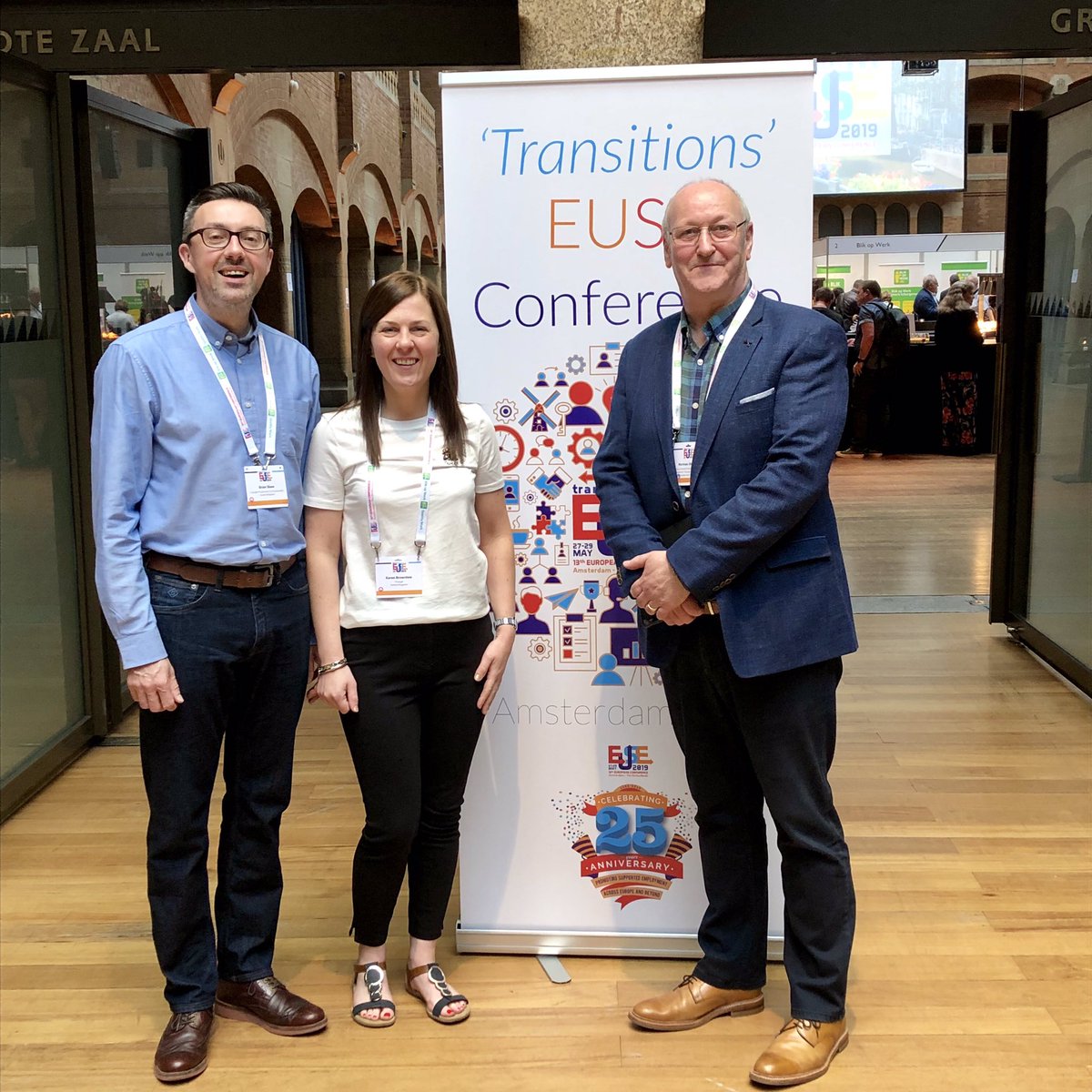 Good morning from the @2019Euse conference in Amsterdam #EUSE2019 #SupportedEmployment #amsterdam @BeursVanBerlage @TriangleHousing @niuse_tweets
