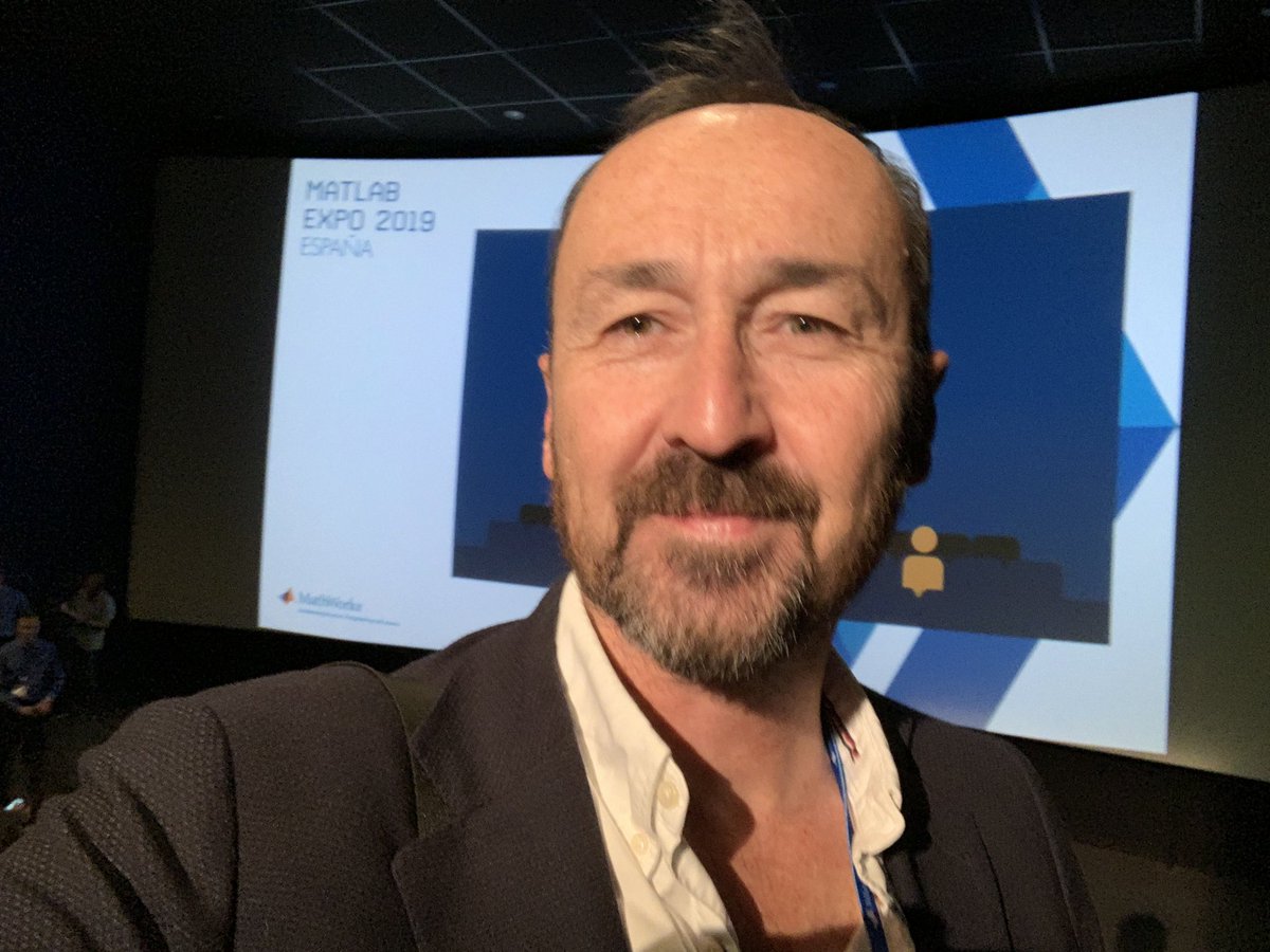 Jesusgomez's tweet photo. At the #matlabexpo2019. Thanks @MATLAB for the invite! https://t.co/zetLin19Vf