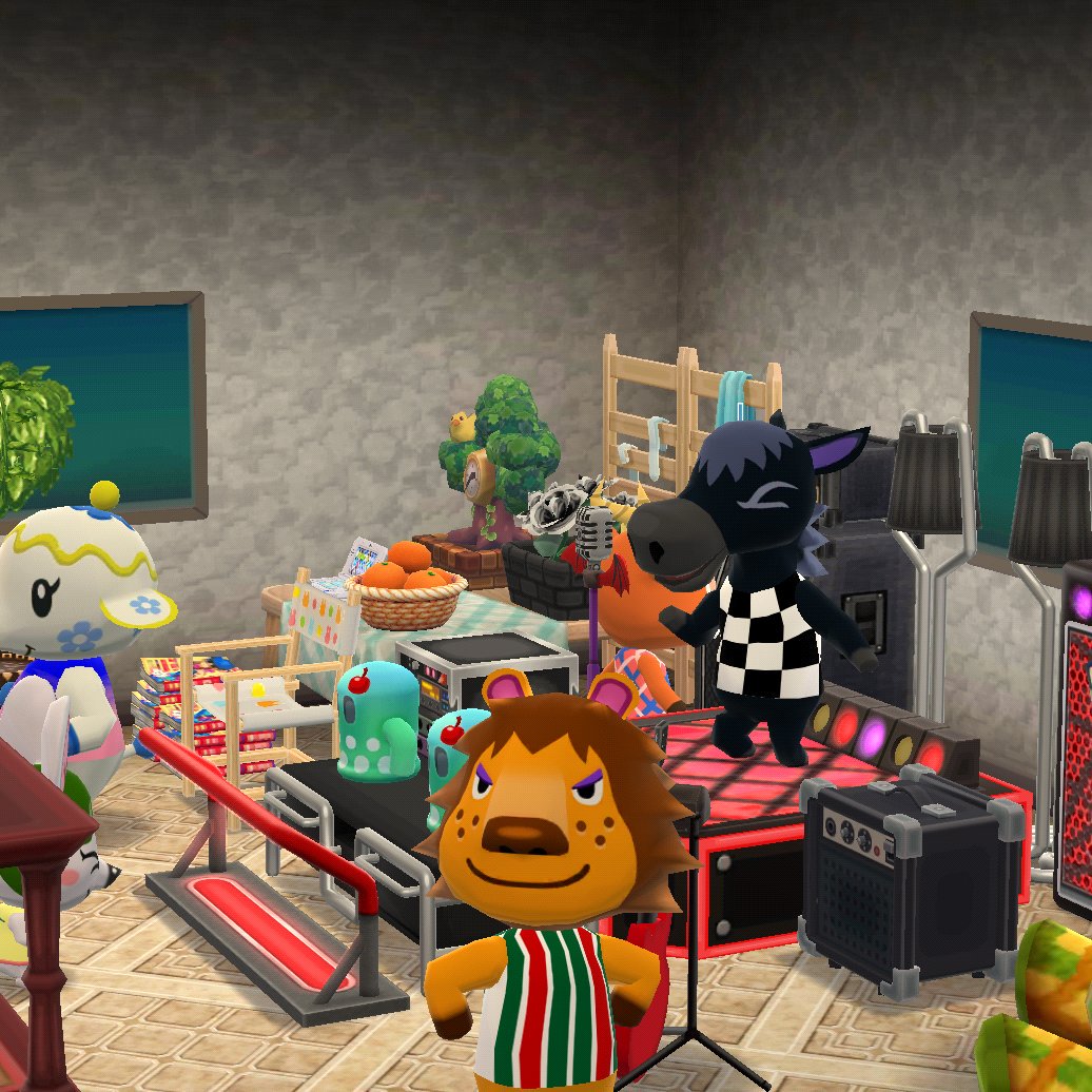 lastakiyama's tweet photo. 오늘밤 끝까지가자! 모두 소리질렷!ㅋ🌛🎤
#ACPCBand #AnimalCrossingPocketCamp
#포켓캠프 #ポケ森 #acpc https://t.co/7RetBUResf