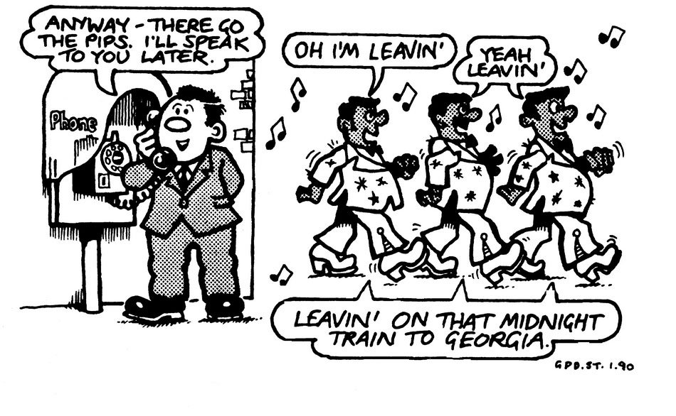 Happy birthday to Gladys Knight, 75 today. Any excuse to share this classic Viz joke... 