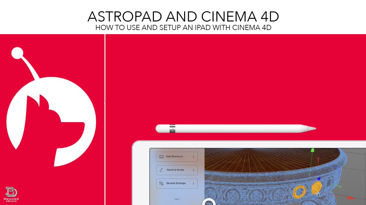 3DRnB's tweet photo. ASTROPAD AND CINEMA 4D
How to use and setup an iPad using Cinema 4D https://t.co/f0mZfdEVw7 @Astropad #cinema4d #c4d #3d #render #rendering #maxon #3drenderandbeyond #3dtutorialandbeyond #3DRnB #vrayforcinema4d #archviz #cg #astropad #iPad #applepencil #apple https://t.co/d4P2tEfVT2