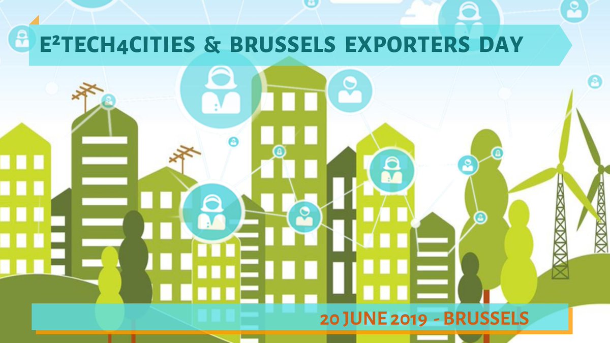 During #EUSEW19 (EU Sustainable Energy Week)  👉 E2Tech4Cities Brokerage Event &amp; #Brussels #Exporters Day on 20 June! buff.ly/2HyAGOB 
Also, NCP Brussels #H2020 Info session in the agenda!

#EnergyUnion #sustainableenergy #EnergyDays  #EENcanhelp