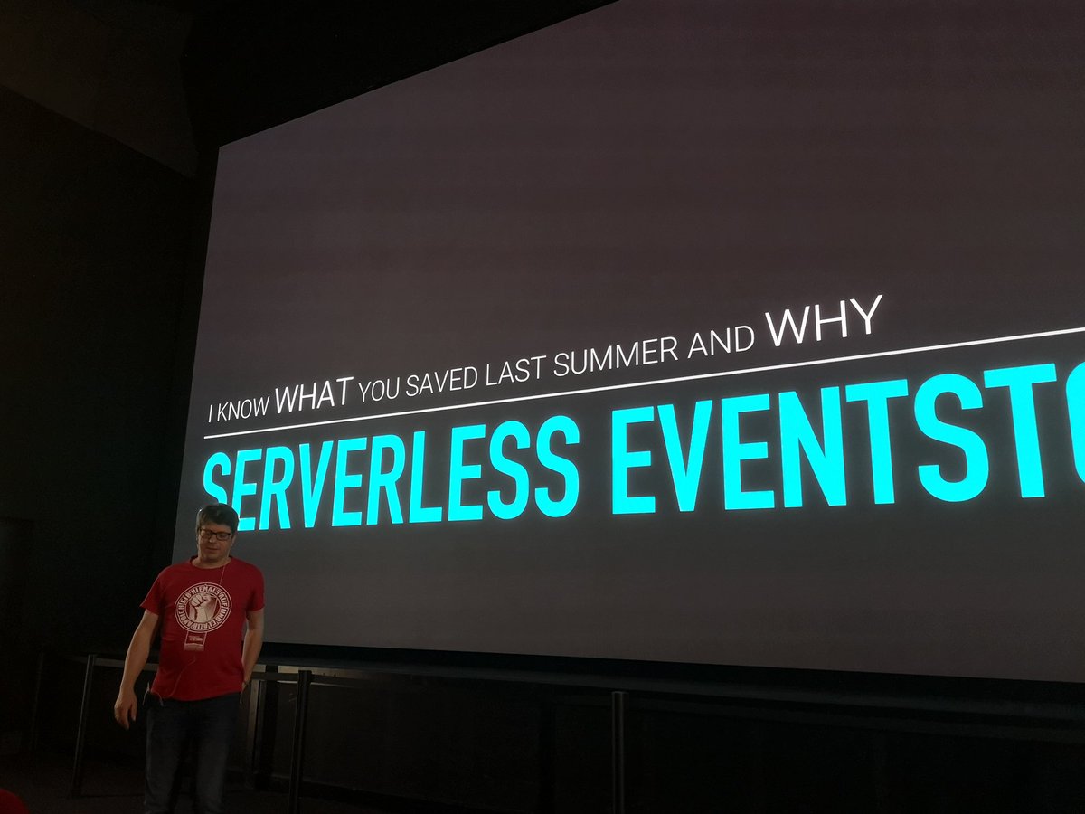 mike_kaufmann's tweet image. @janekf is going to talk about serverless eventstores at #dotnetday19