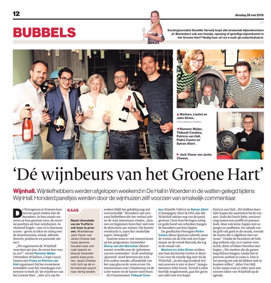 Terwijl wij nog een beetje bijkomen van een weekend vol wijn, kunnen jullie even nalezen hoe fijn de <a href="/WijnHALL/">wijnHALL</a> Voorjaarseditie weer was!!