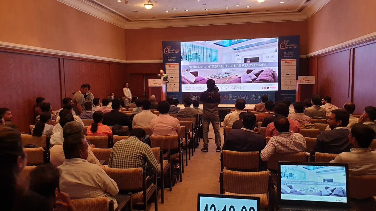 CEDIAWendy's tweet photo. Packed house at the Smart Home Expo CPD presentation in Mumbai https://t.co/bmqrCDx6BL