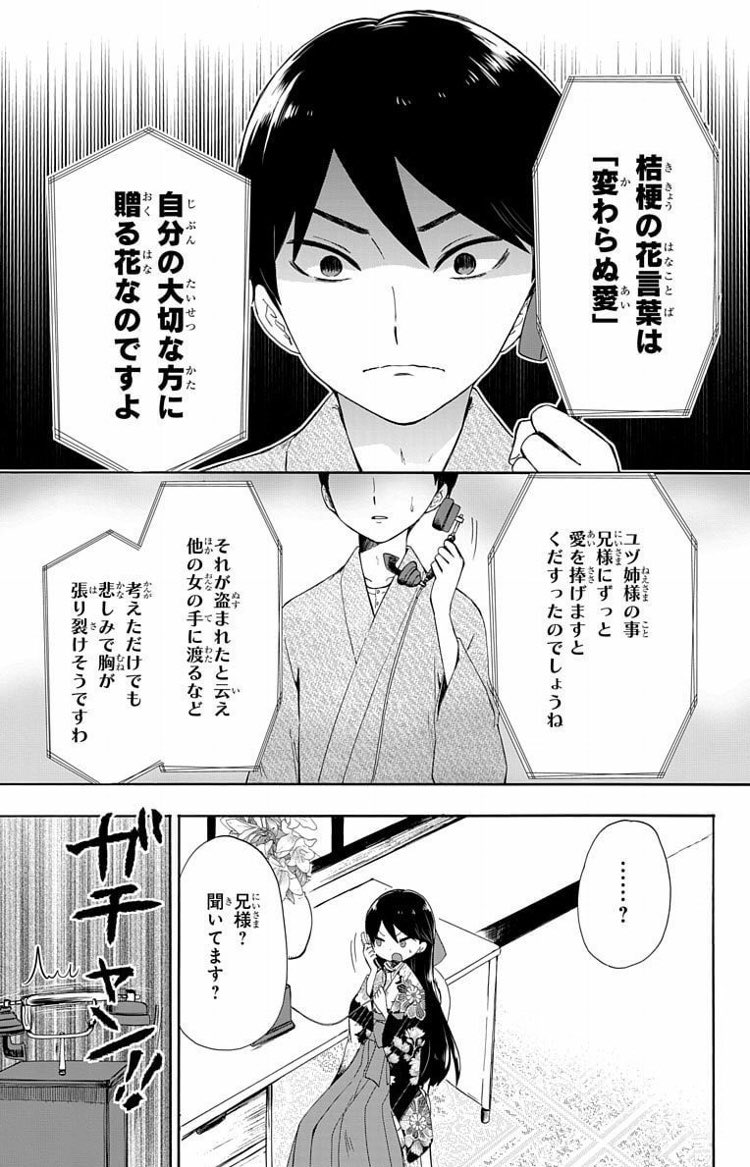 破れた桔梗に込めた思い③ 