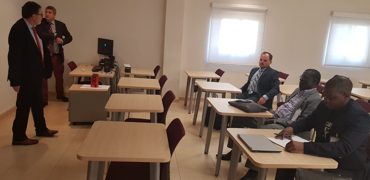 NapoLouis's tweet photo. The @NEPAD_Agency undertakes a learning mission for the Africa Integrated High Speed Railway Network #AIHSRN to key European cross-border rail operators #Spain #Italy #France https://t.co/WAMw5SQSeF