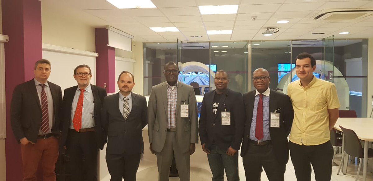NapoLouis's tweet photo. The @NEPAD_Agency undertakes a learning mission for the Africa Integrated High Speed Railway Network #AIHSRN to key European cross-border rail operators #Spain #Italy #France https://t.co/WAMw5SQSeF