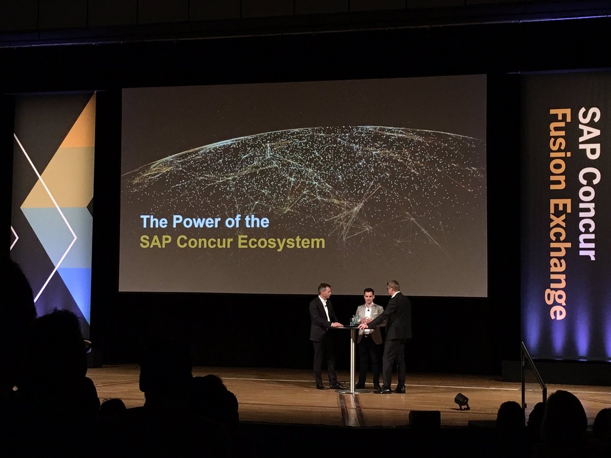 WelschLehmann's tweet photo. Herzlich willkommen @HRS und @SixtDE auf der @SAPConcurDE Fusion. Das Fördern der User Experience durch Euren Content ist enorm wichtig. Elektronisches Abwickeln von der  Buchung und spontanen Buchungen auf der Reise bis zur Abrechnung schenkt den Reisenden Zeit. https://t.co/PNdPtHc1zC
