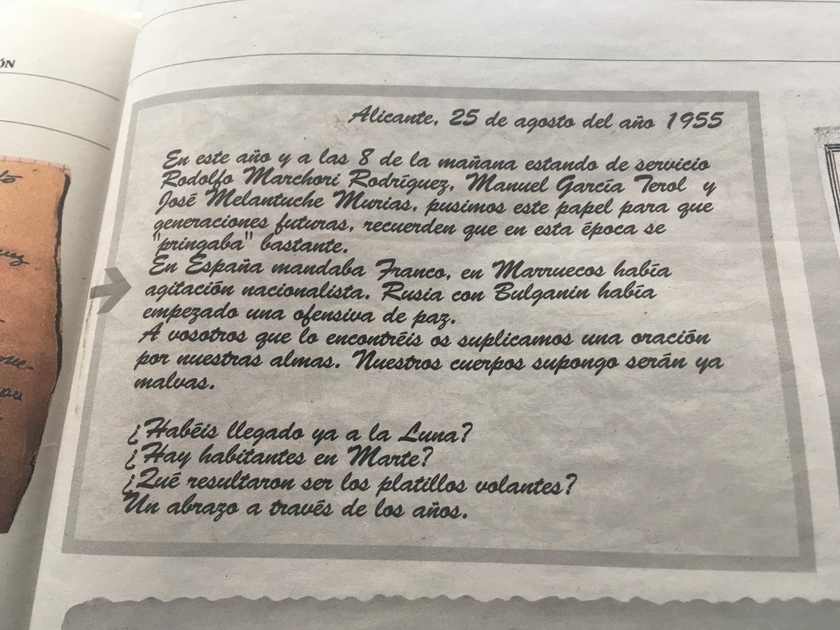 CampKrypton's tweet photo. Encuentran un mensaje de 1955 oculto en un ladrillo. Me parece enternecedor.
"Un abrazo a través de los años".

Vía @RAnomalas https://t.co/uPMbk13uHG