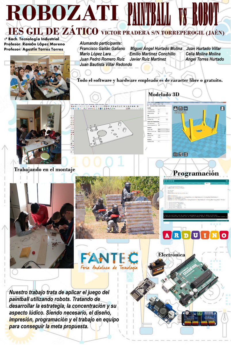 iesgildezatico's tweet photo. #FANTEC19 @tecnozati Algunas fotos de nuestra presencia en Málaga . @Torreperogil @radio_loma https://t.co/QwYQwmonwW