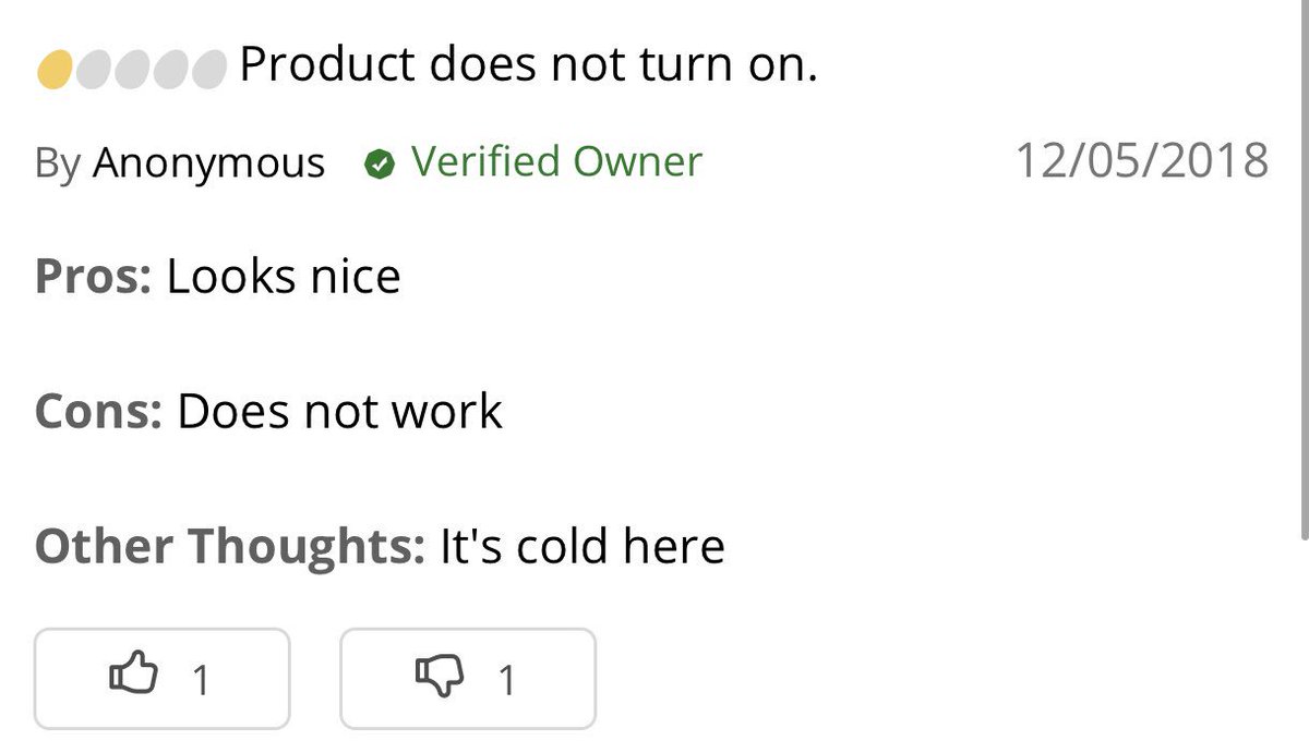 FeedbackGuruCom's tweet photo. One of the best reviews for #dyson heater on #newegg #Feedback #review #CustomerFeedback #designs @Dyson @Newegg #ux #userexperience https://t.co/LbeeYLkH47