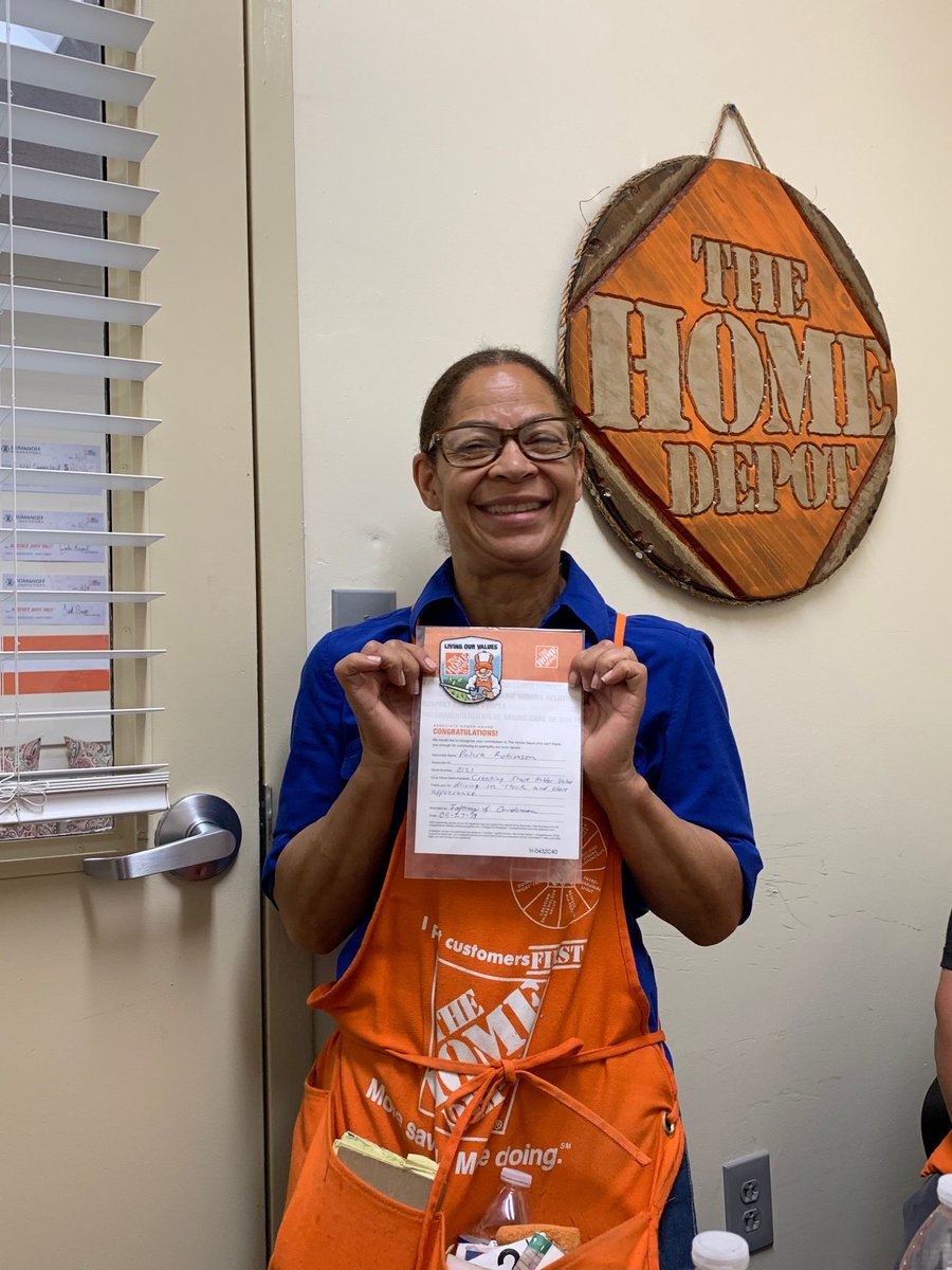 121 Home Depot (@121depot) on Twitter photo Congratulations Dahra!
She goes above and beyond in driving in stock and store appearance! <a href="/taforey/">Taforey@THD</a> <a href="/Wade_Divver/">Wade Divver</a> <a href="/MikeGordonHD/">Michael Gordon</a> <a href="/lisajones843/">Lisa Jones</a> <a href="/SheenaBryant404/">Sheena Bryant</a> <a href="/CoreyL81894800/">Corey Leach</a> @M2146M Congratulations Dahra!
She goes above and beyond in driving in stock and store appearance! <a href="/taforey/">Taforey@THD</a> <a href="/Wade_Divver/">Wade Divver</a> <a href="/MikeGordonHD/">Michael Gordon</a> <a href="/lisajones843/">Lisa Jones</a> <a href="/SheenaBryant404/">Sheena Bryant</a> <a href="/CoreyL81894800/">Corey Leach</a> @M2146M