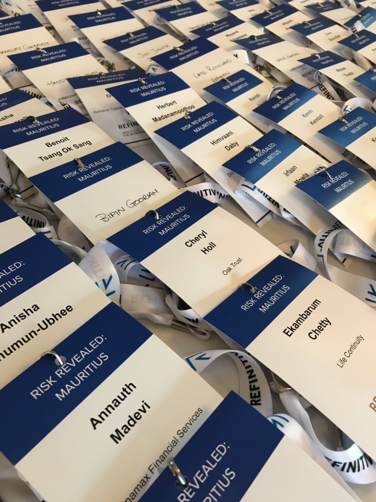 We’re looking forward to hosting #RiskRevealedMauritius today! #compliance #risk #governance <a href="/Refinitiv/">Refinitiv, an LSEG business</a> <a href="/RiskManagement/">Risk - Refinitiv</a>