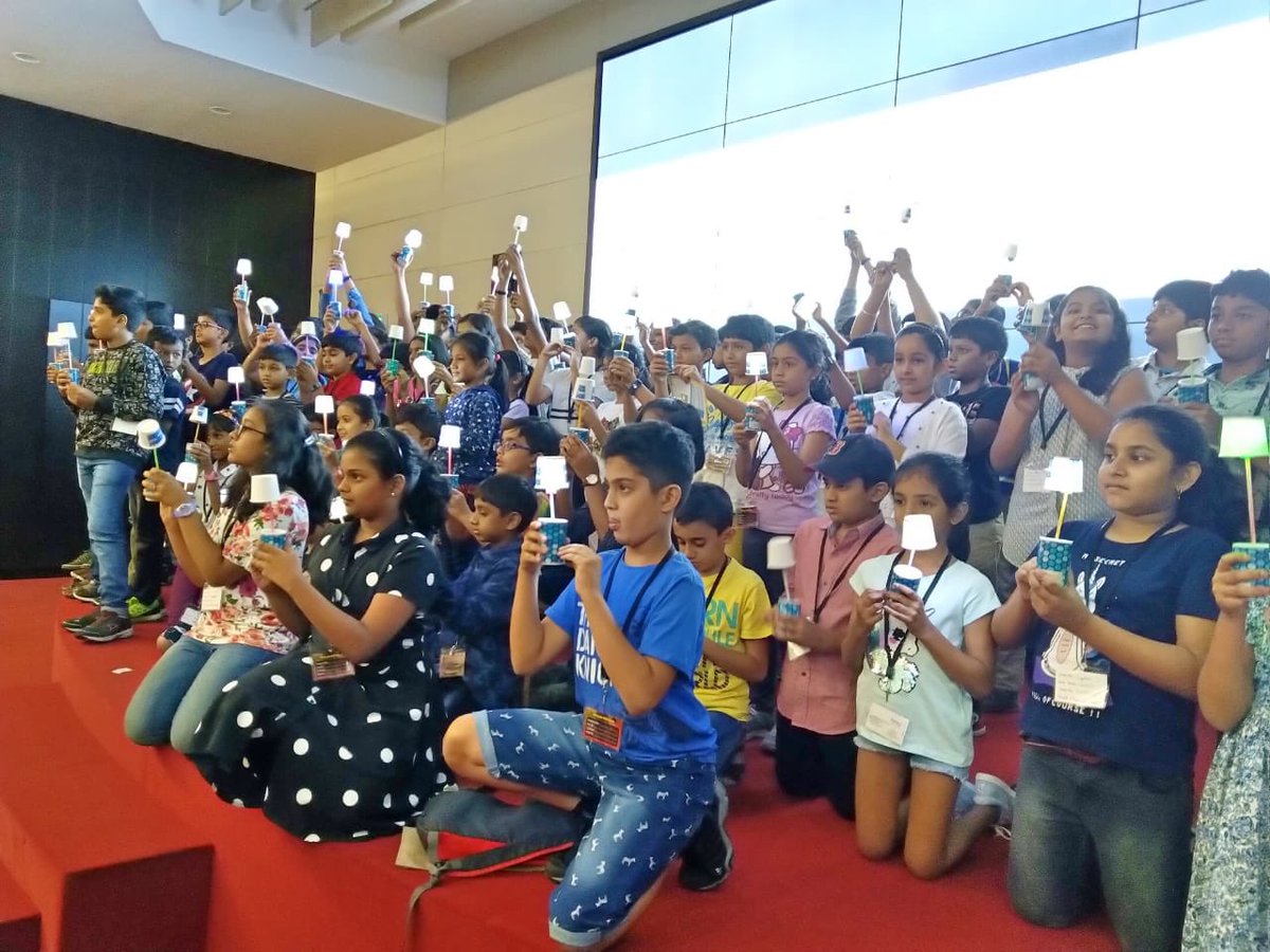 Workplace @Infosys means a lot. Everyday we try and make this exciting, meaningful and joyful! #BringYourKidsToWork A glimpse of the future workplace for petit Infoscions perhaps! #BestPlaceToWork @kshankar21 @imravikumars The future is bright!